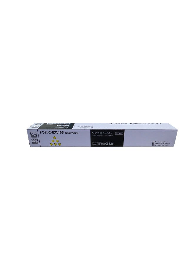 Copier Toner C EXV65 CEXV65 CEXV C-EXV EXV 65K 65C 65Y 65M Compatible for Canon ImageRUNNER C3326i High Yield - Image 5